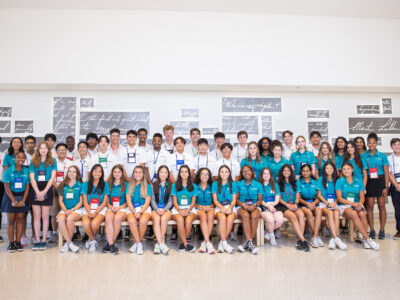 Group photo of First Tee participants that attended the 2023 First Tee Leadership Academy in partnership with PGA TOUR Superstore